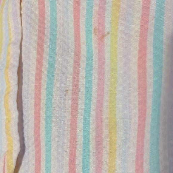Vintage short sleeve robe, size M, no size or fabric label, feels like cotton - Picture 5 of 5